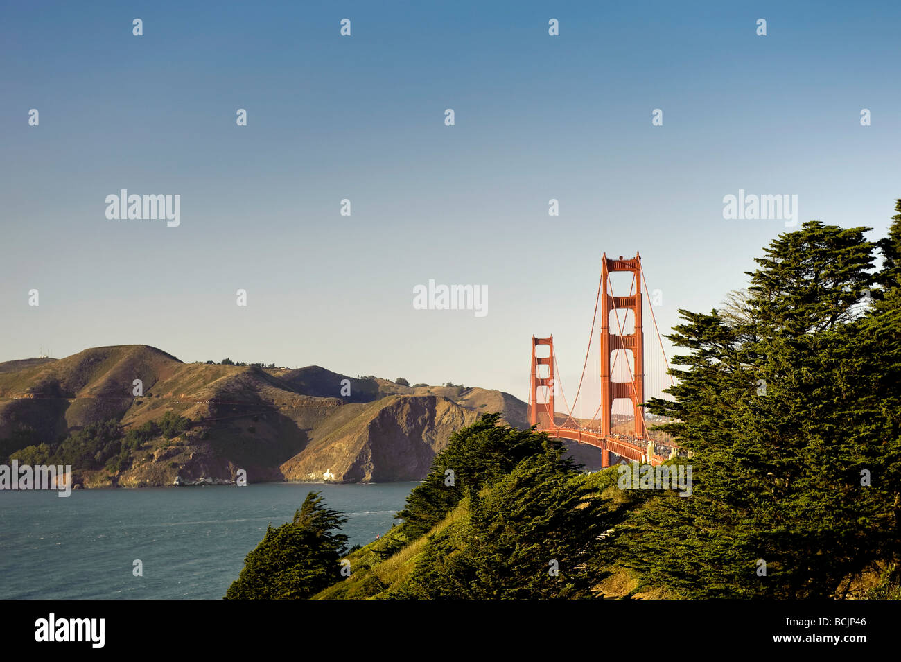 Stati Uniti, California, San Francisco Golden Gate Bridge Foto Stock