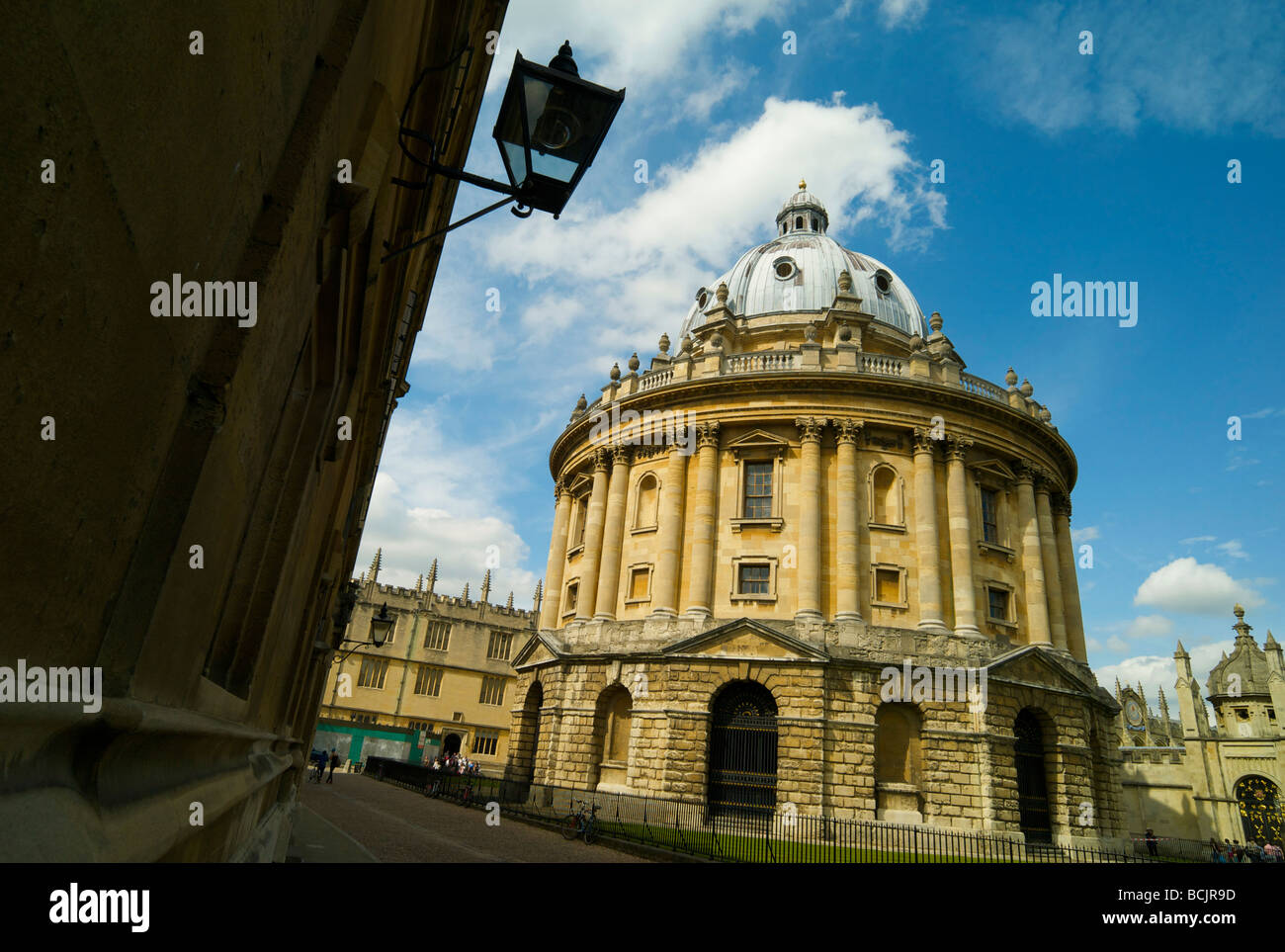 La Radcliffe Camera la principale sala di lettura della Biblioteca Bodleiana dell'Università di Oxford Regno Unito Foto Stock