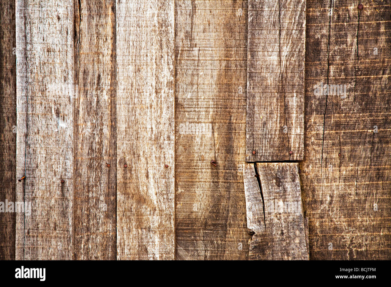 Un recinto di legno Foto Stock