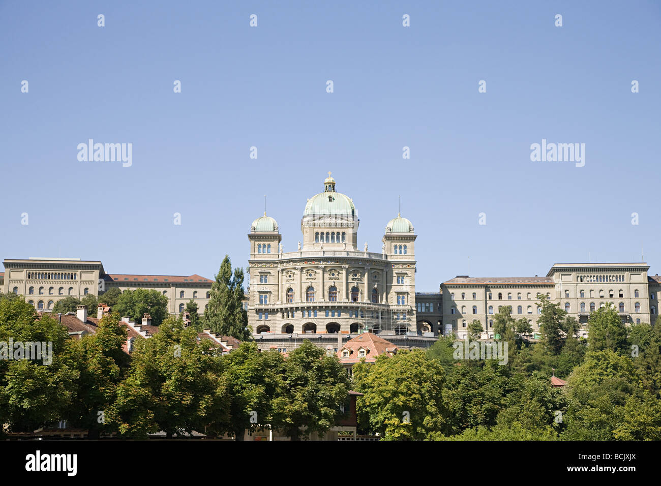 Palazzo federale a Berna Svizzera Foto Stock
