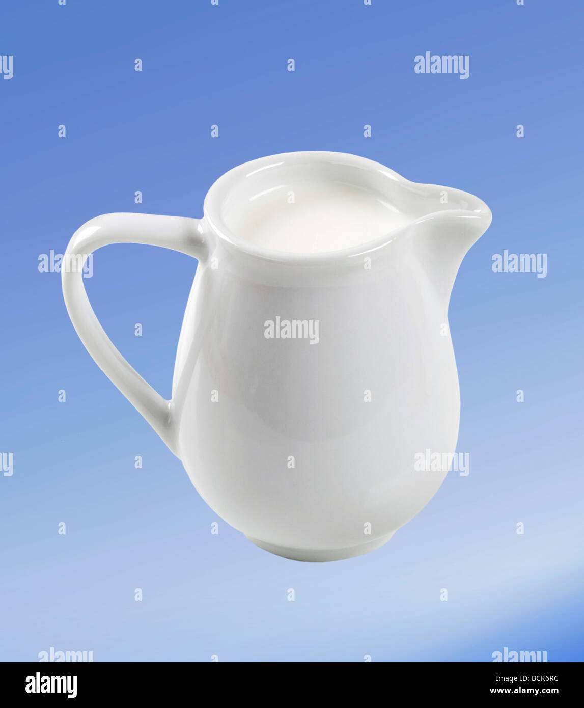 Brocca del latte fresco Foto Stock