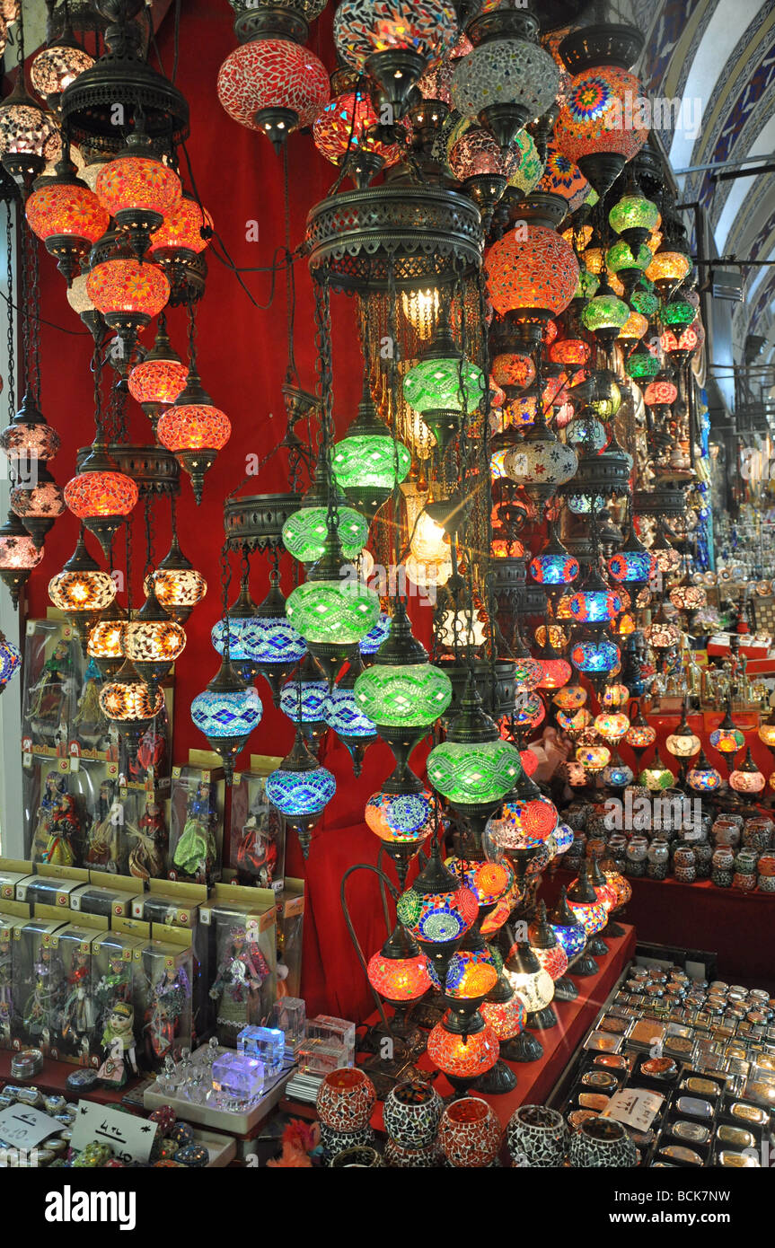 Il Grand Bazaar a Istanbul, Turchia Foto Stock