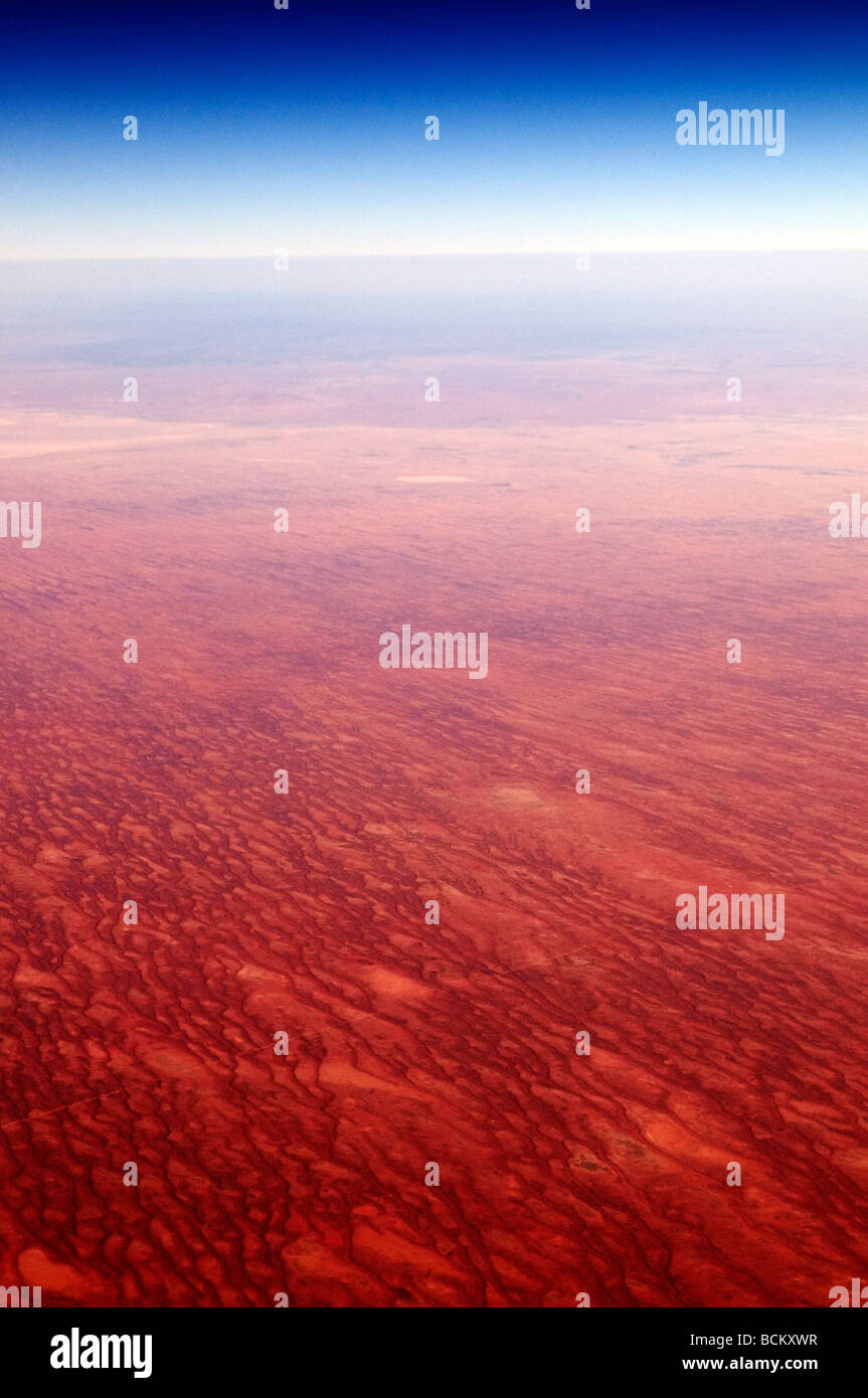 Vista aerea dell'Outback australiano Foto Stock