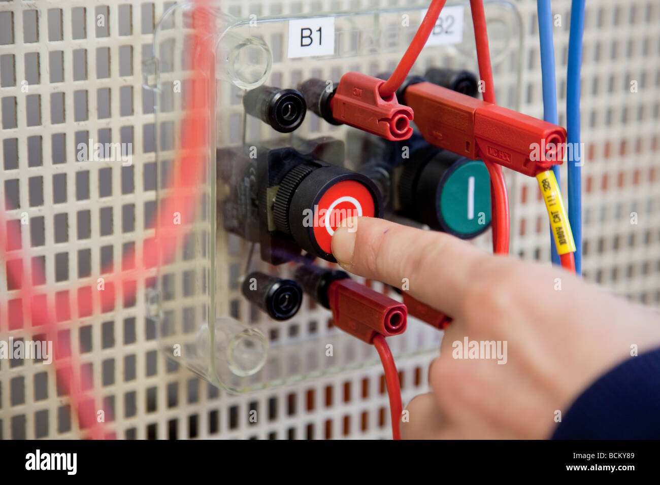 circuito di prova Foto Stock