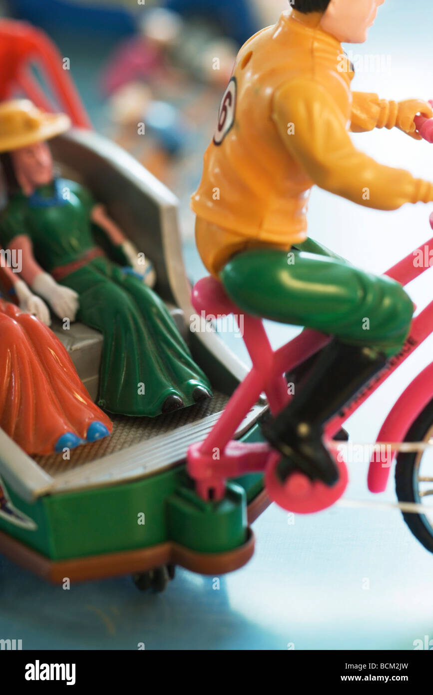 Toy rickshaw, ritagliato Foto Stock