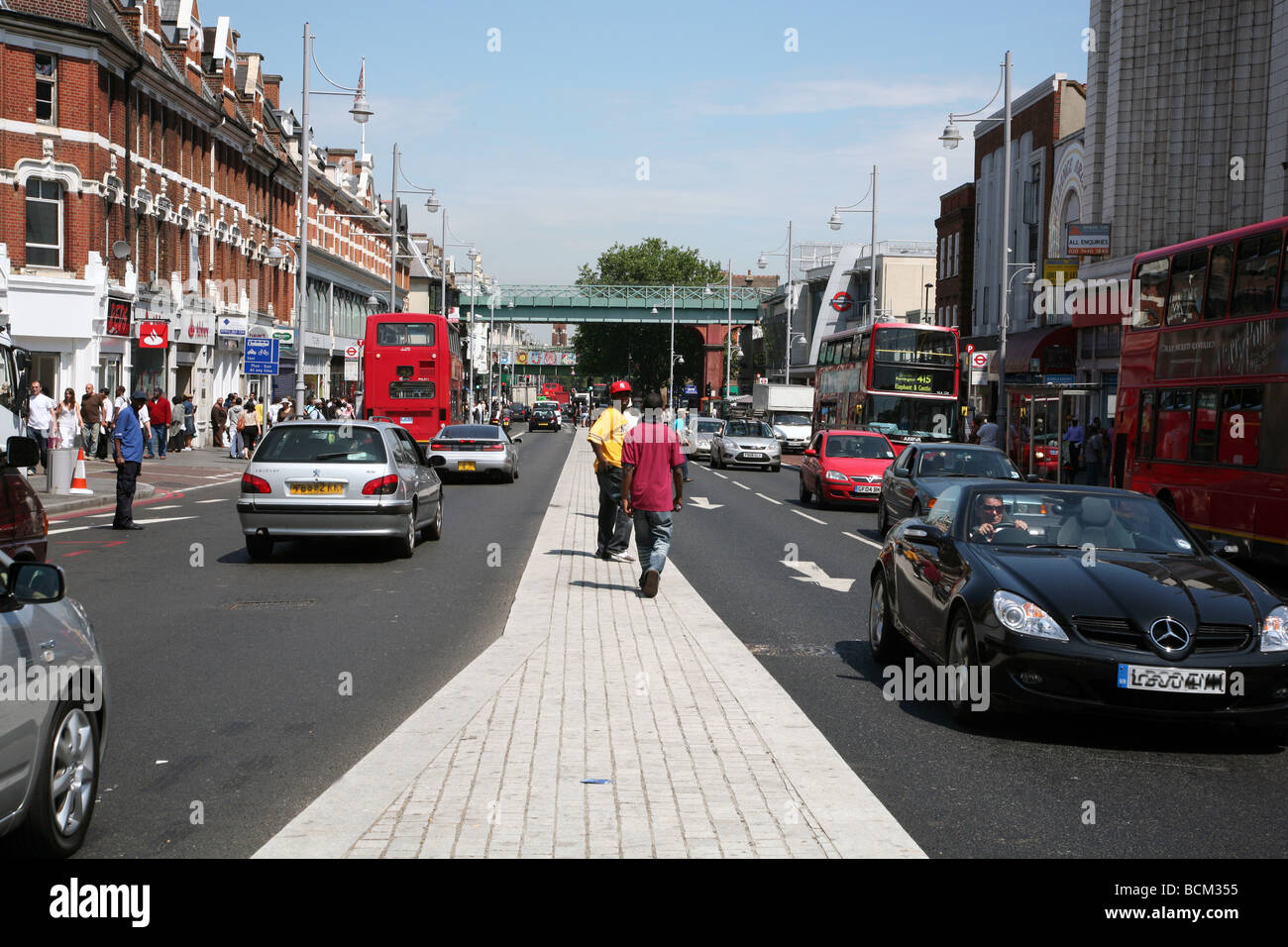 Brixton Road, Londra del sud Foto Stock