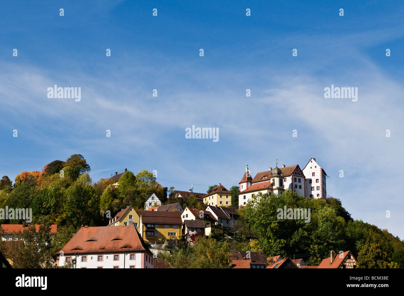 Egloffstein, Alta Franconia, Baviera, Germania Foto Stock