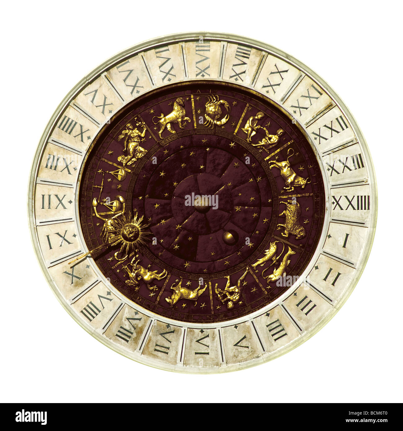 Venezia Torre dell'orologio Foto Stock