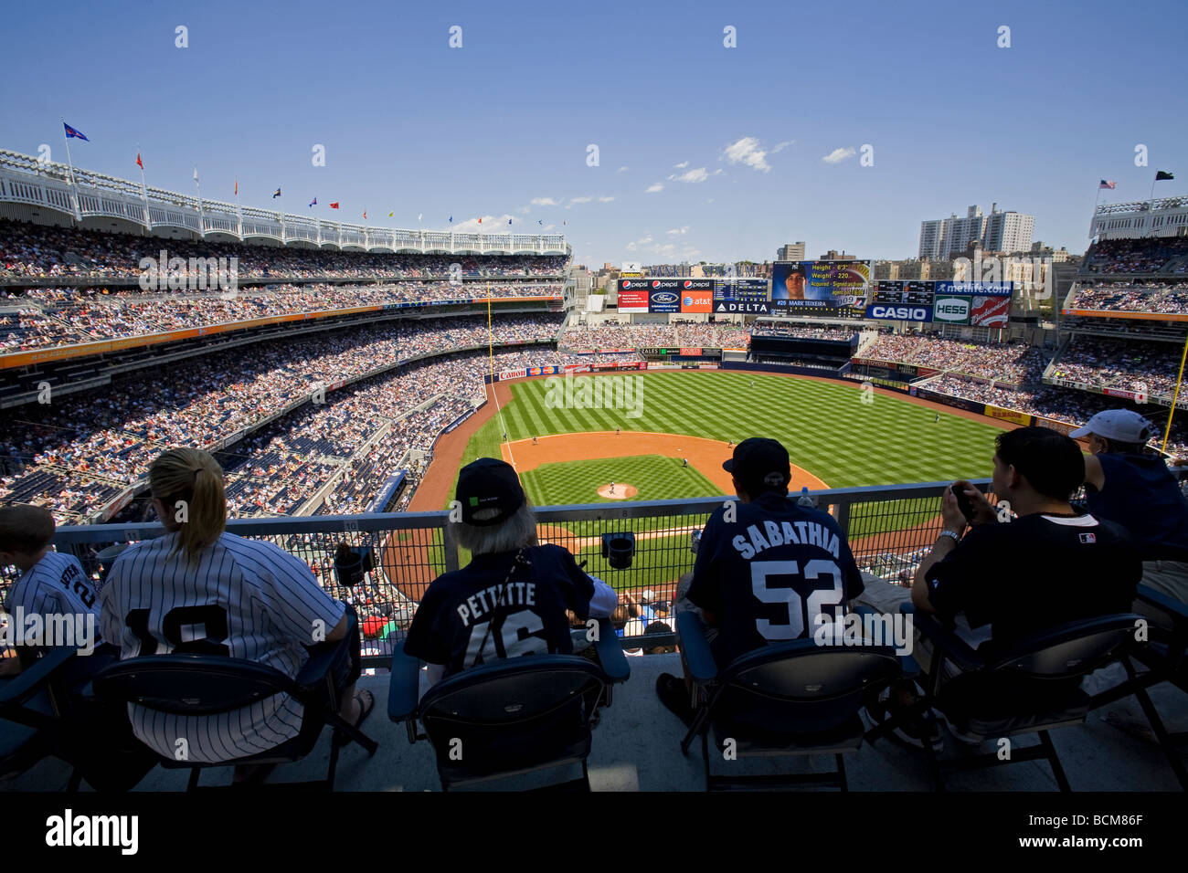 Lo Yankee Stadium (nuovo), il Bronx, New York City, Stati Uniti d'America Foto Stock
