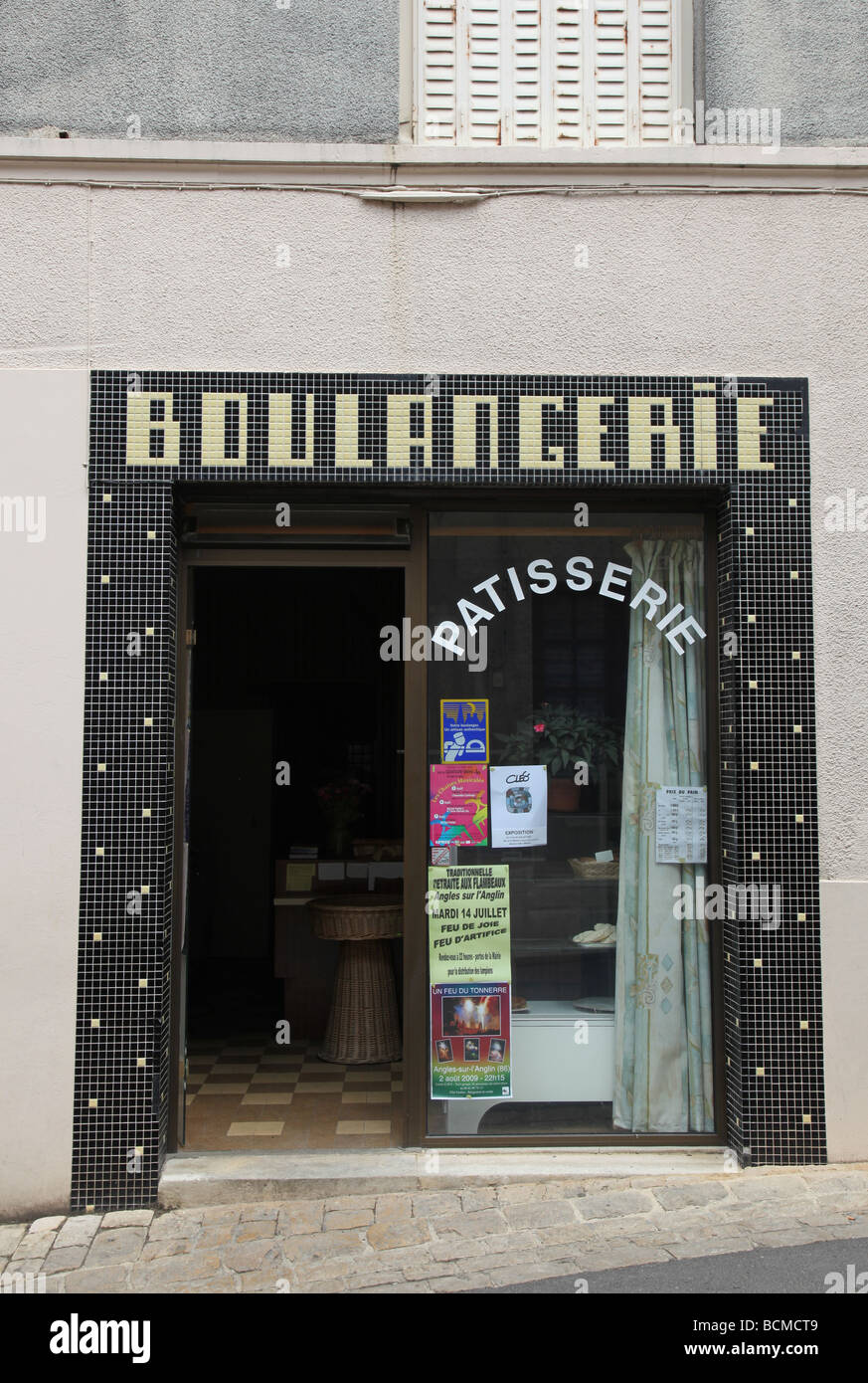 Boulangerie nella regione di Vienne Poitou Charentes Francia Foto Stock