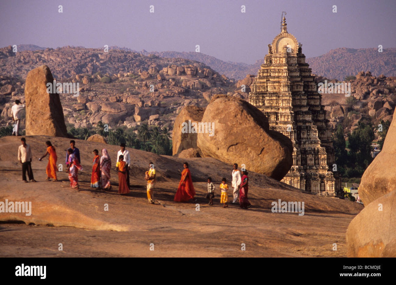 Tempio Virupaksha Hampi Karnataka India Foto Stock