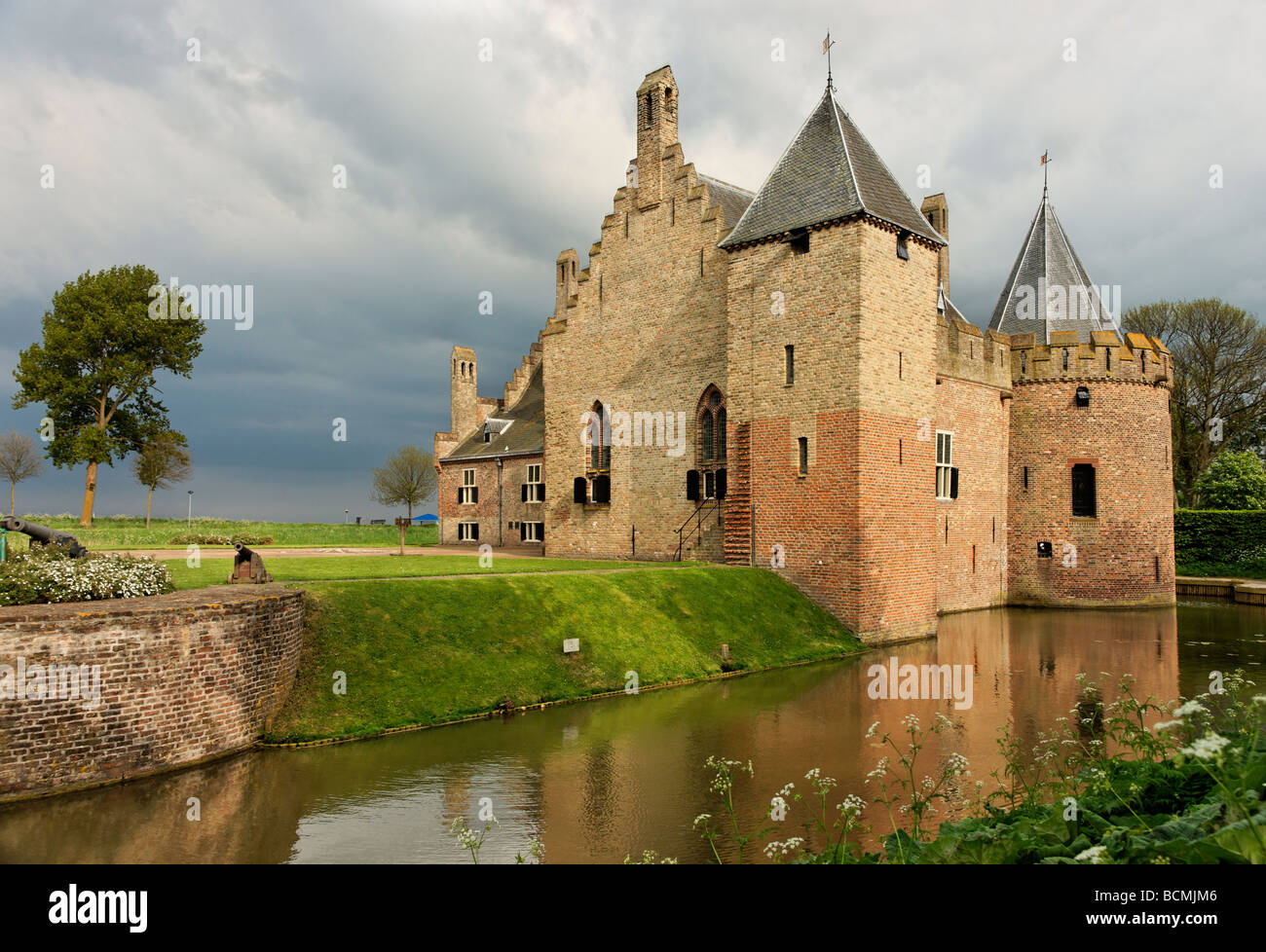 Castello Radboud, Medemblik, North Holland, Paesi Bassi. Foto Stock