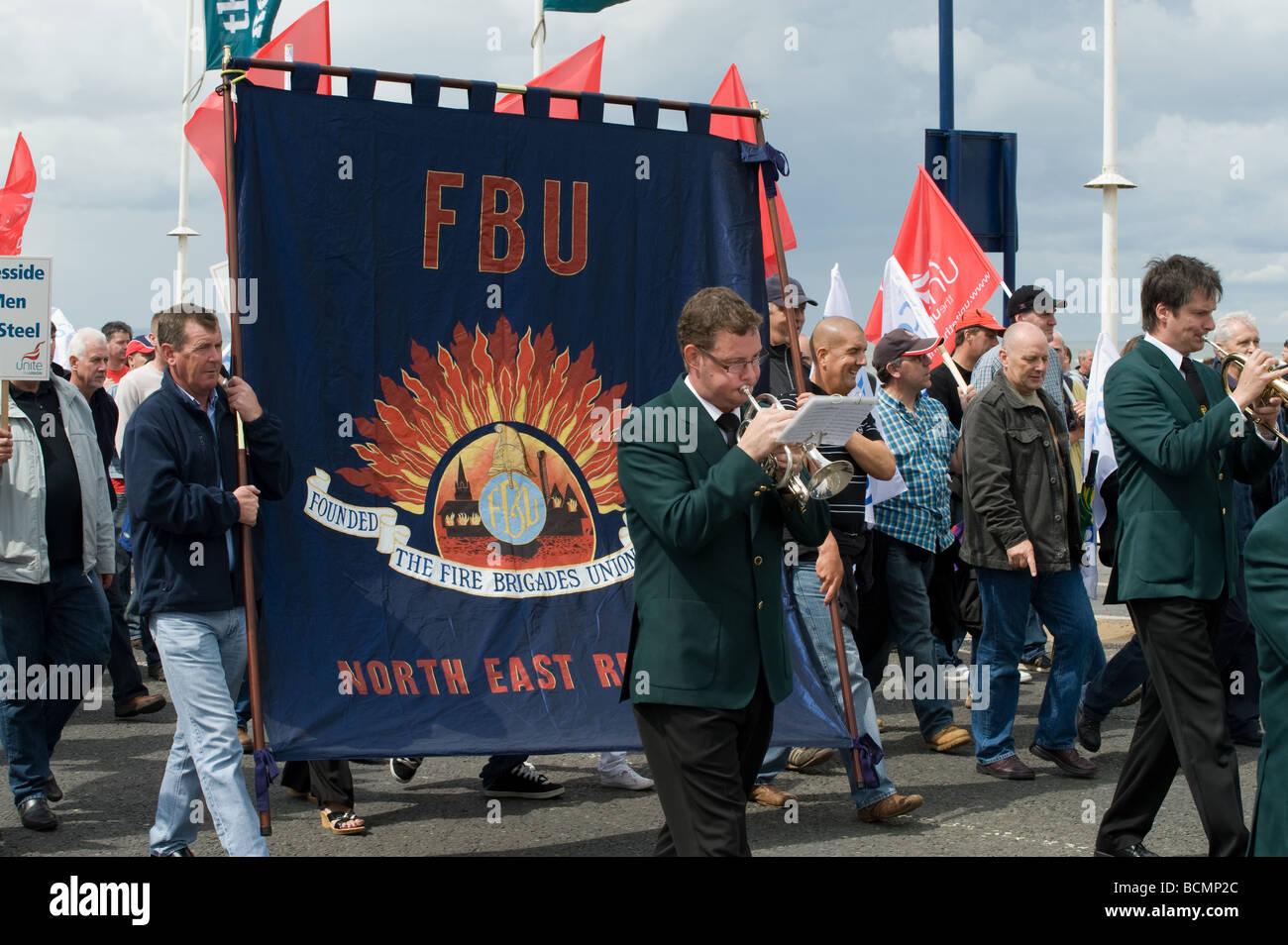 Marcia di protesta Foto Stock