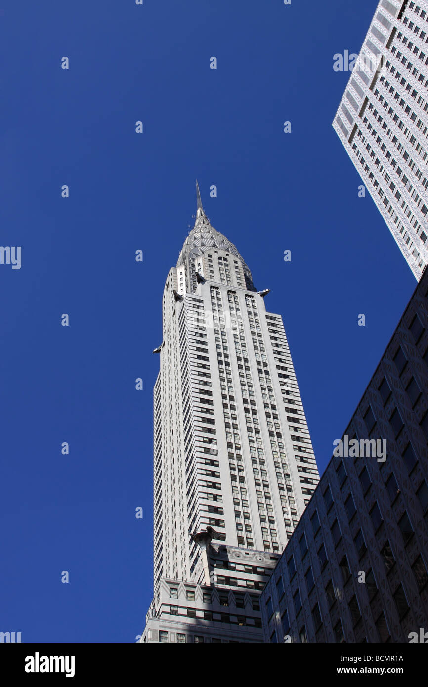 Il Chrysler Building di New York City, Stati Uniti d'America Foto Stock