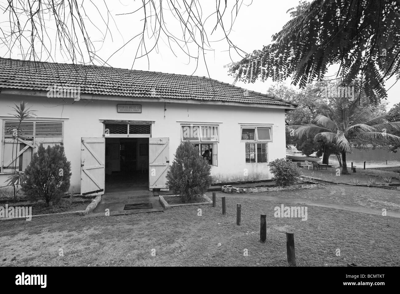 Ceylon Sea Anglers Club, Clappenburg Bay, Trincomalee, Sri Lanka. Foto Stock