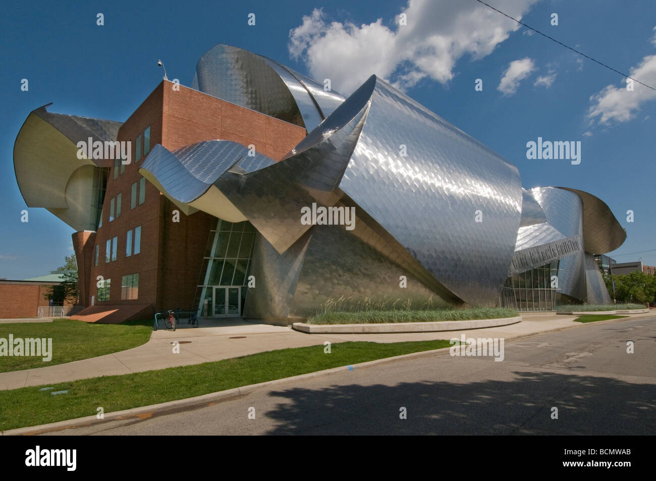 Cleveland, Ohio, Weatherhead, scuola di management, architetto Frank Gehry Foto Stock