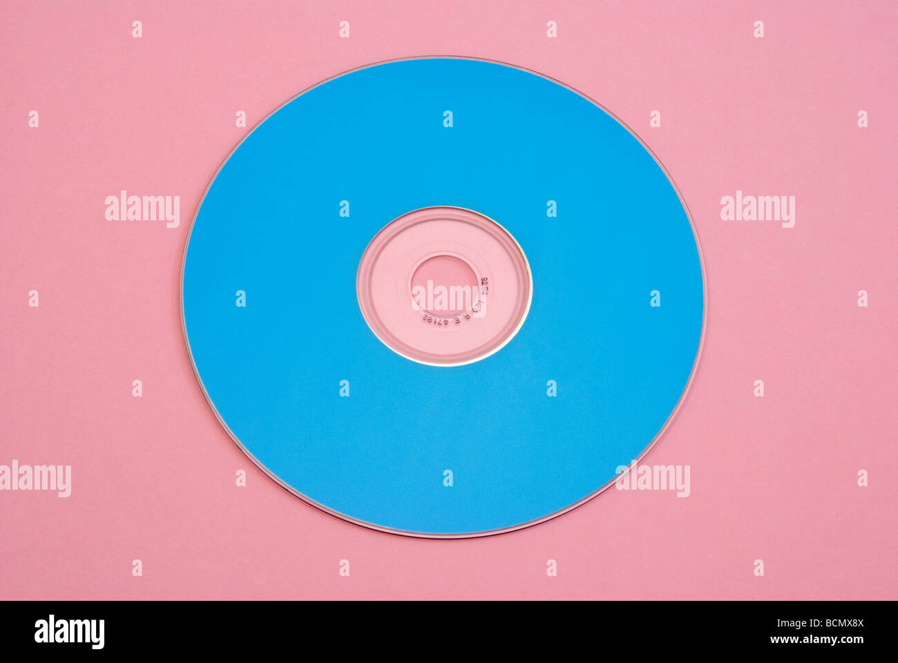 Elevato angolo di visione di un CD Foto Stock