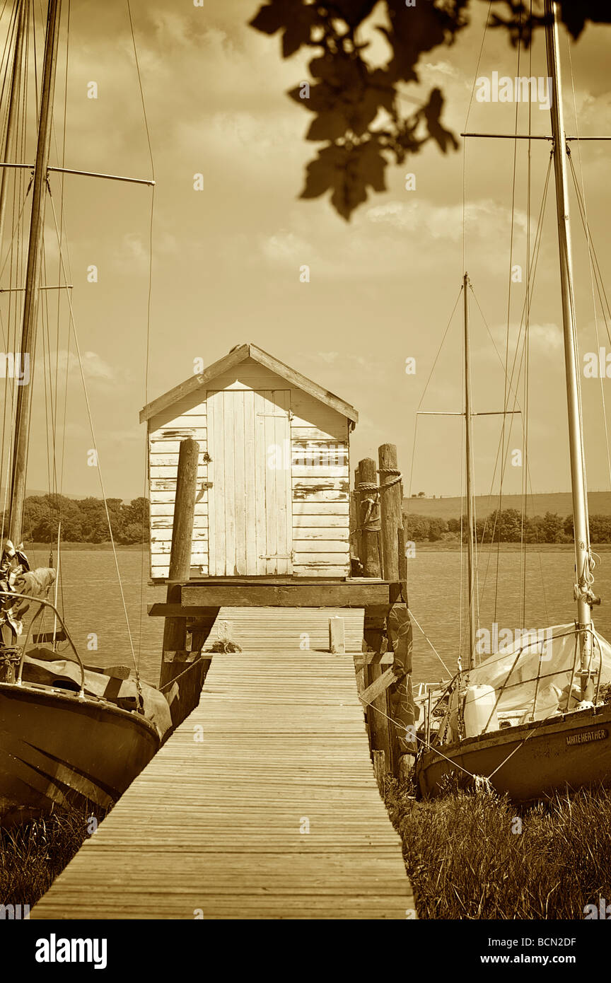 Skippool Creek, Lancashire Foto Stock
