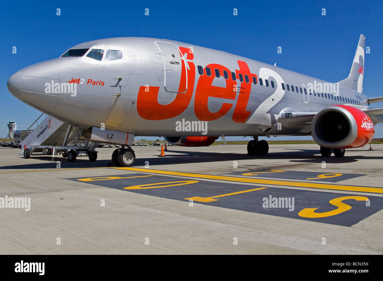 2.Com jet Boeing 737 Foto Stock