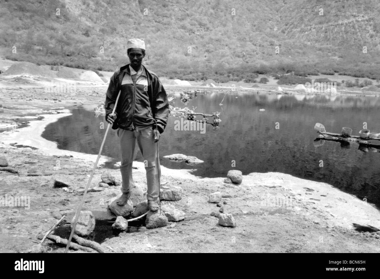 Etiopia el cratere sod Foto Stock