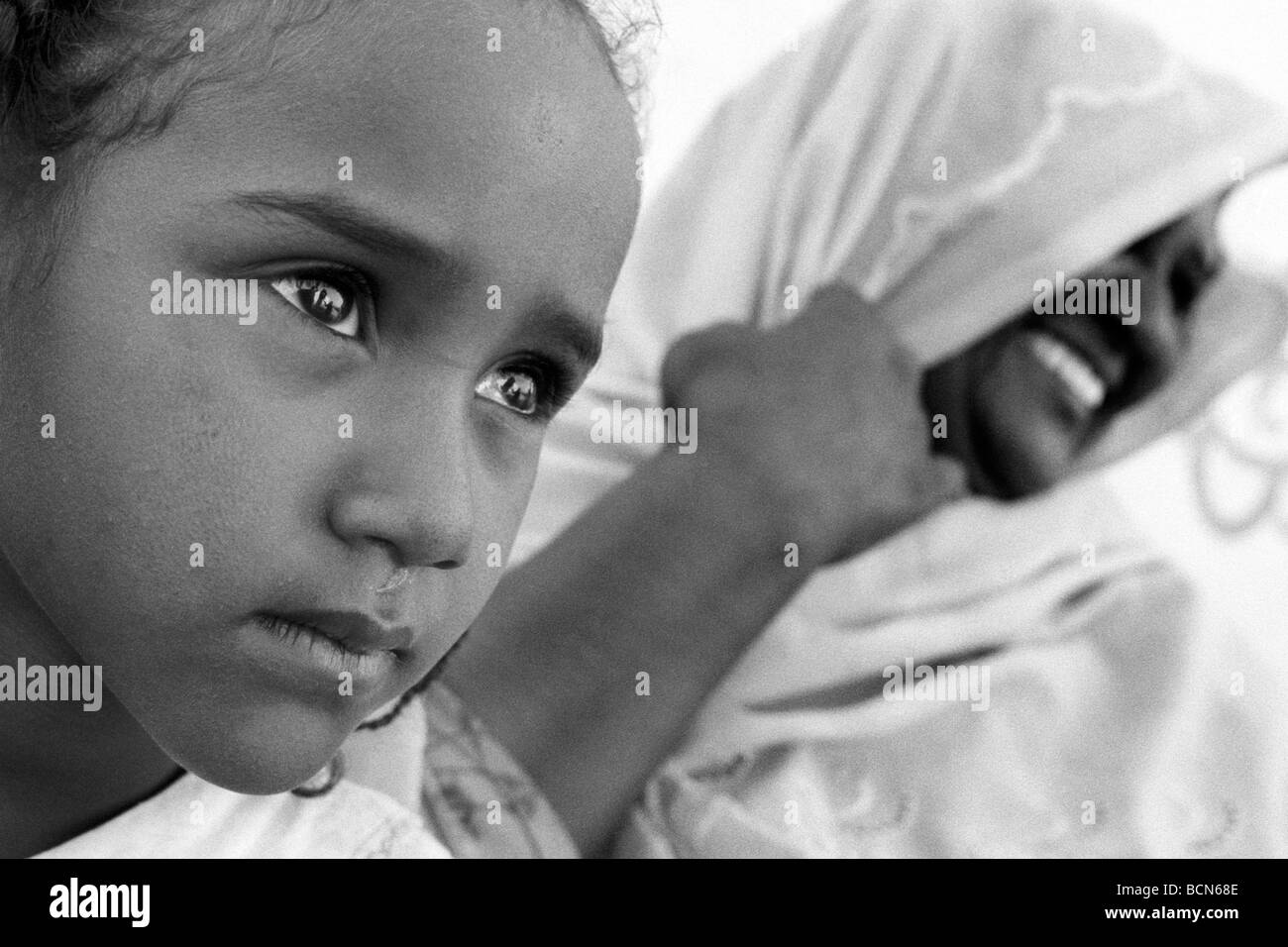 Nubia sudan nubian village people Foto Stock