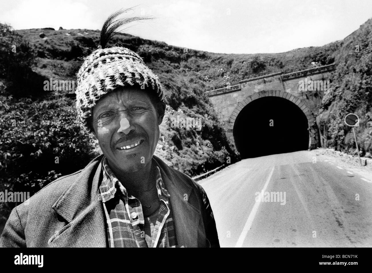 Etiopia mussolini tunnel Foto Stock