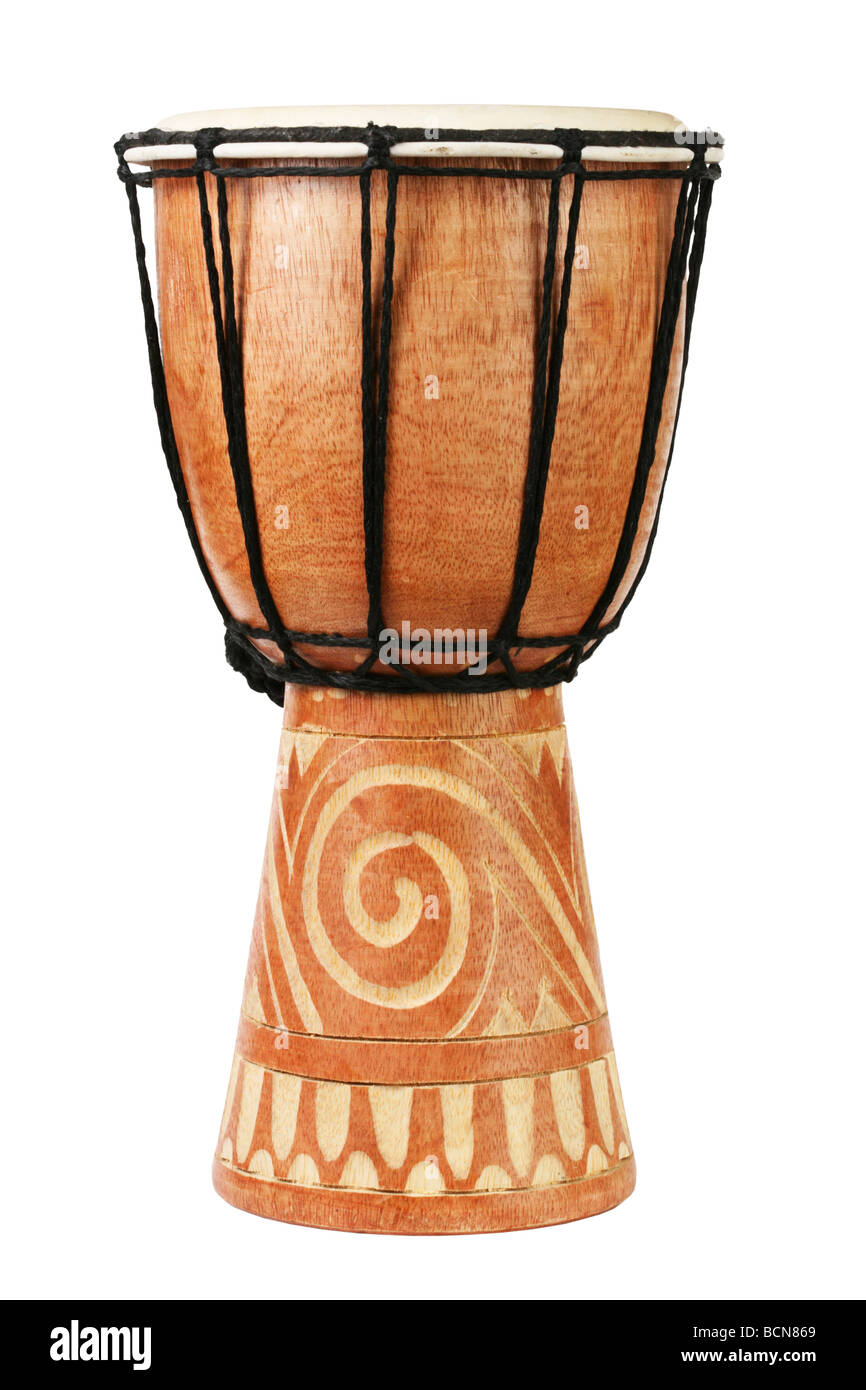 Original african djembe tamburo Foto Stock