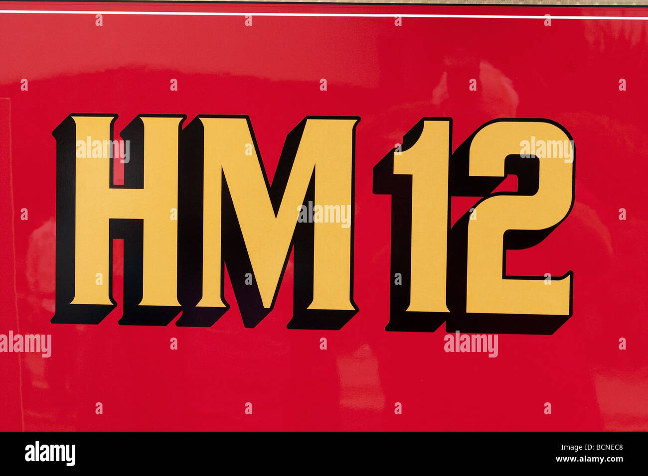 Burbank California Vigili del fuoco materiali pericolosi carrello Foto Stock