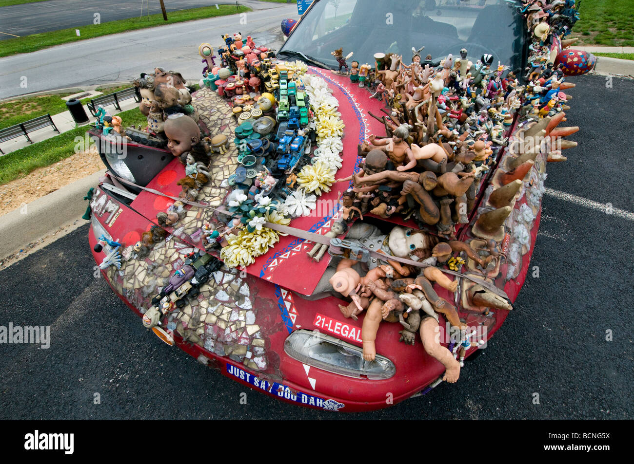 Artcar a Louisville, Kentucky, Stati Uniti Foto Stock