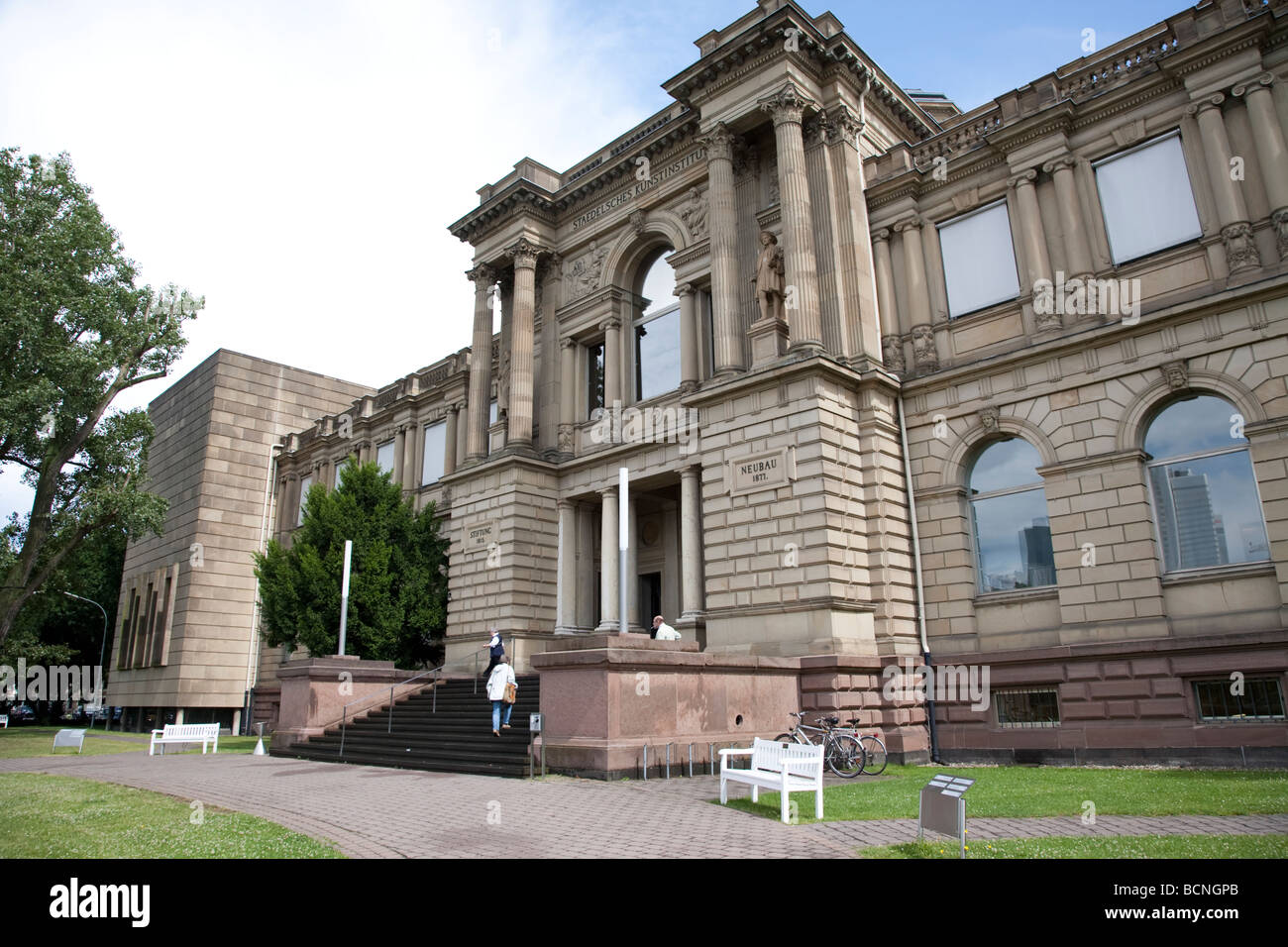 Lo Städel, ufficialmente la Städelsches Kunstinstitut und Städtische Galerie, è un Art Museum di Francoforte, con uno dei Foto Stock