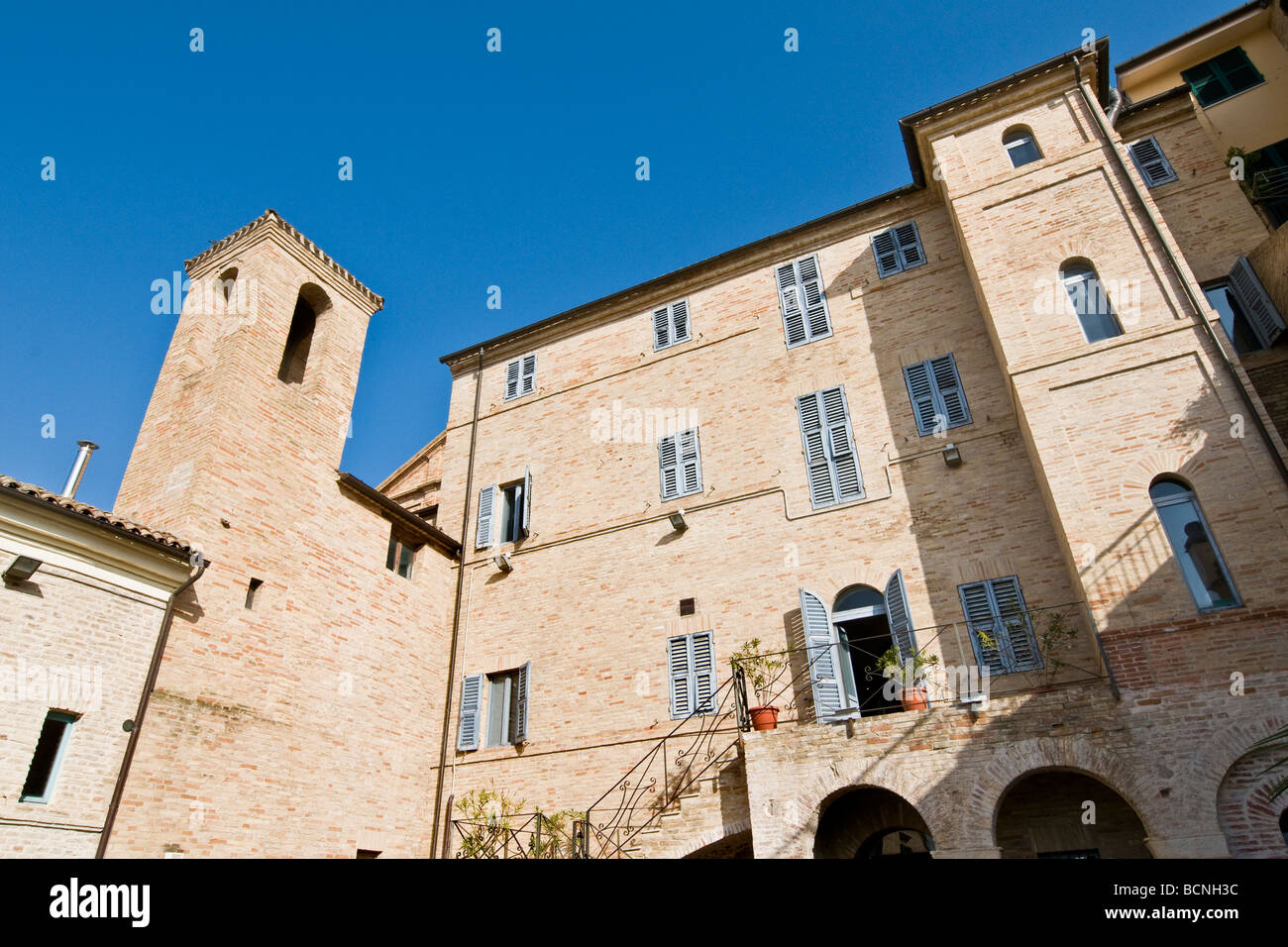 Palazzo Mordini Castelfidardo Ancona Italia Foto Stock