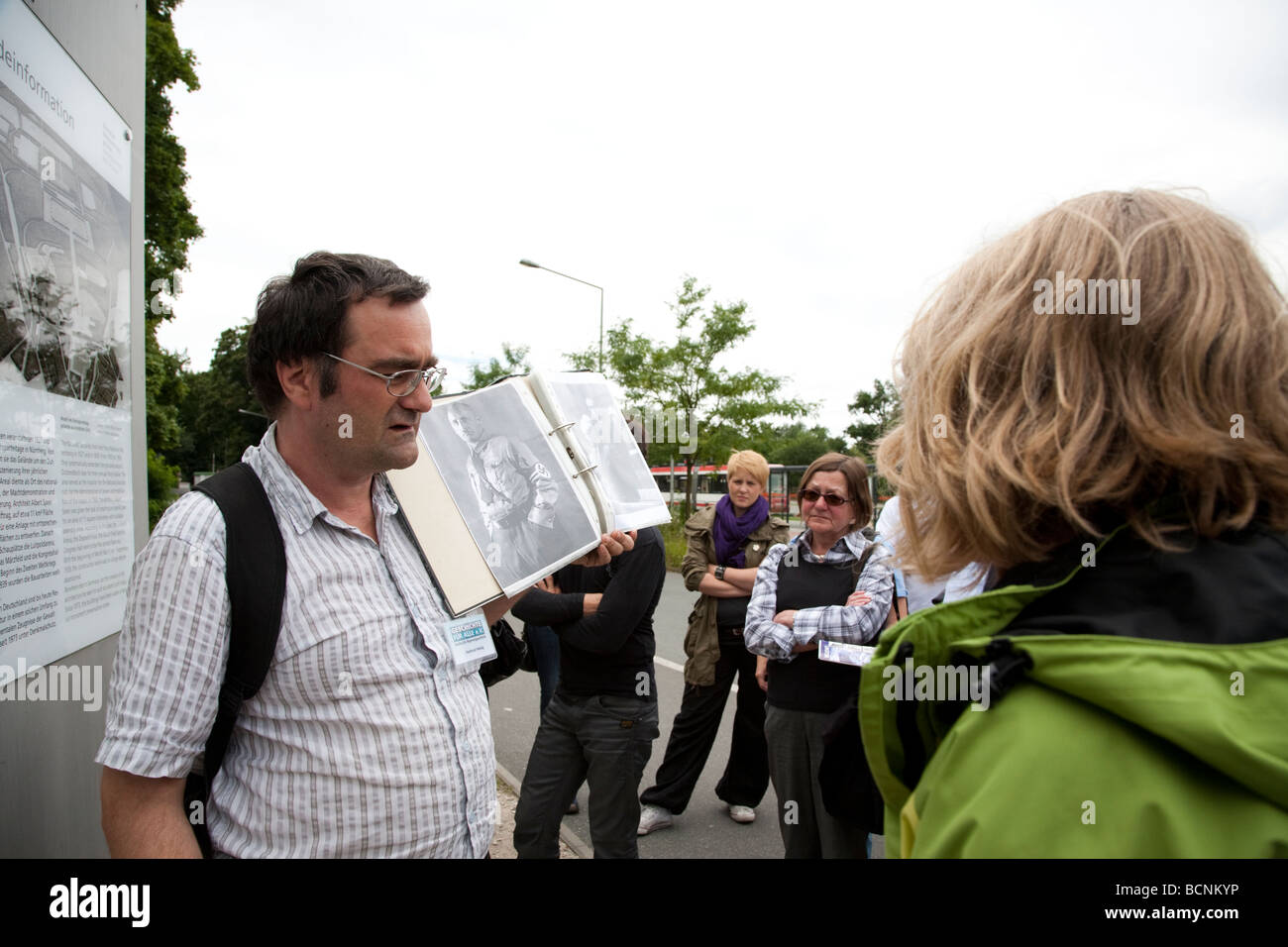 Partito nazista Rally motivi DoumentationCenter Exhibition Foto Stock