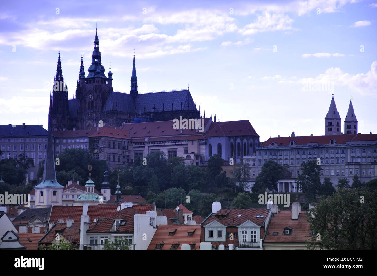 Hradcany il castello di Praga, Repubblica Ceca Foto Stock