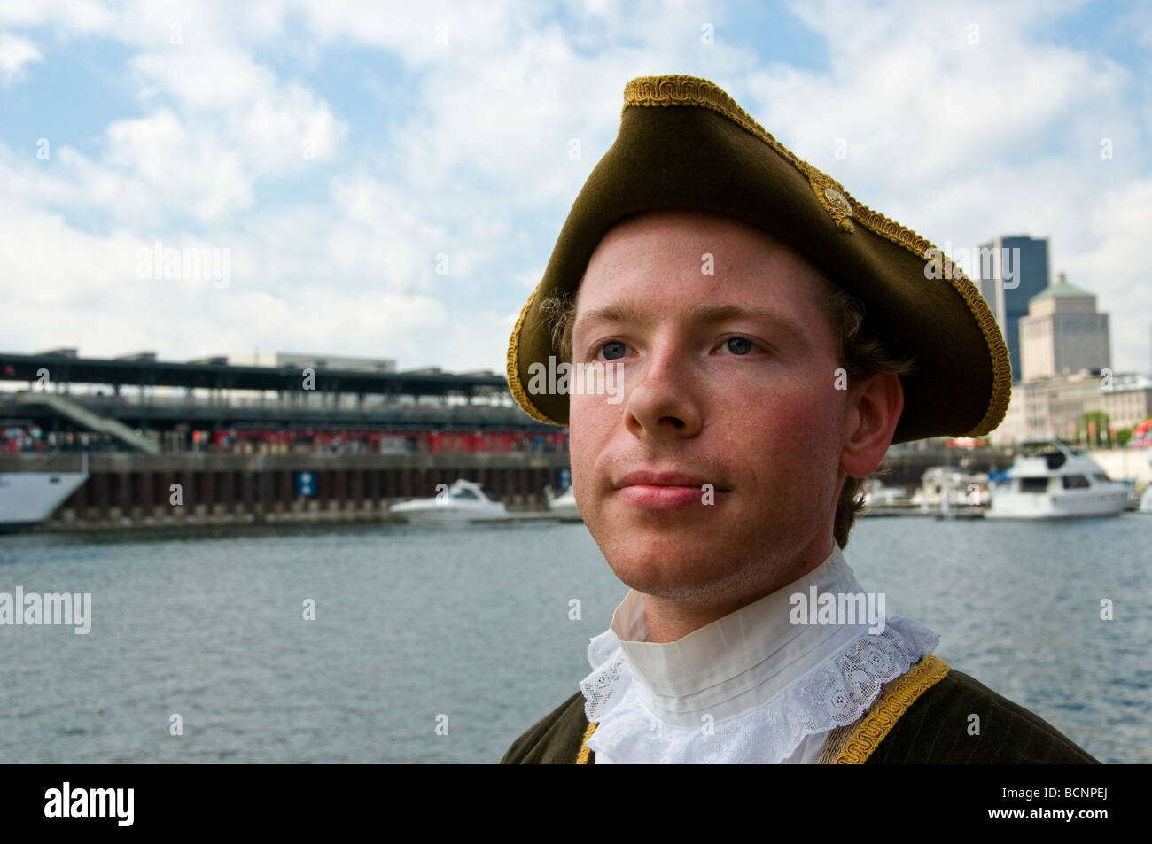Il Canada alle celebrazioni del Giorno 1 Luglio al Montreal Porto vecchio Foto Stock
