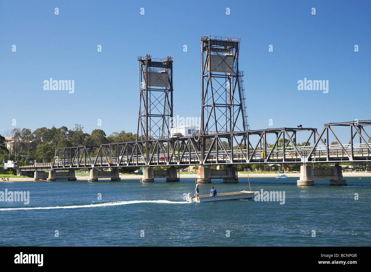Clyde River Bridge Batemans Bay Sud del New South Wales AUSTRALIA Foto Stock