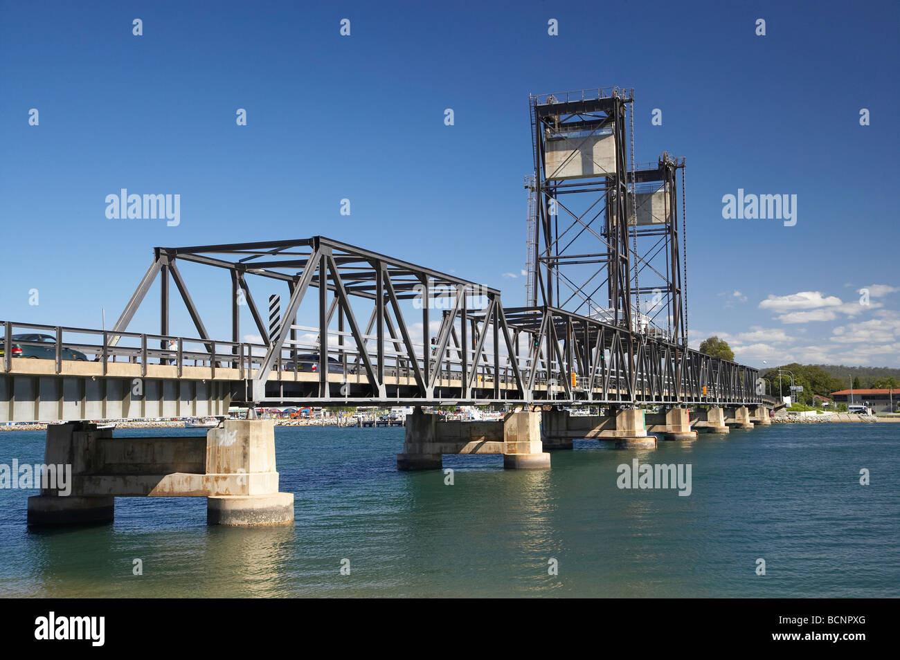 Clyde River Bridge Batemans Bay Sud del New South Wales AUSTRALIA Foto Stock