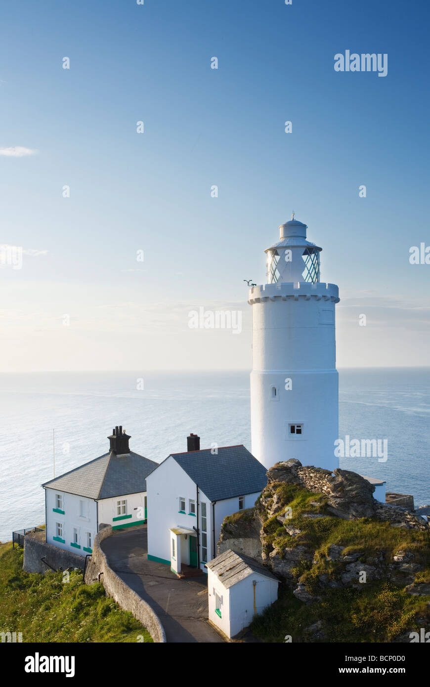 Avviare Point Lighthouse South Hams District Devon England Regno Unito Foto Stock