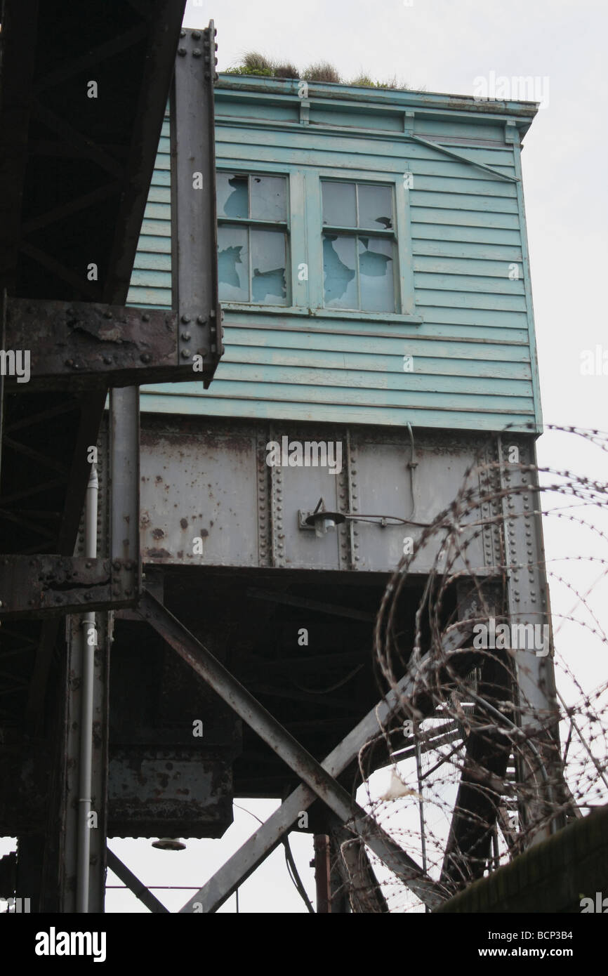 Ponte mobile sul dock Liverpool Road da Stanley dock Foto Stock