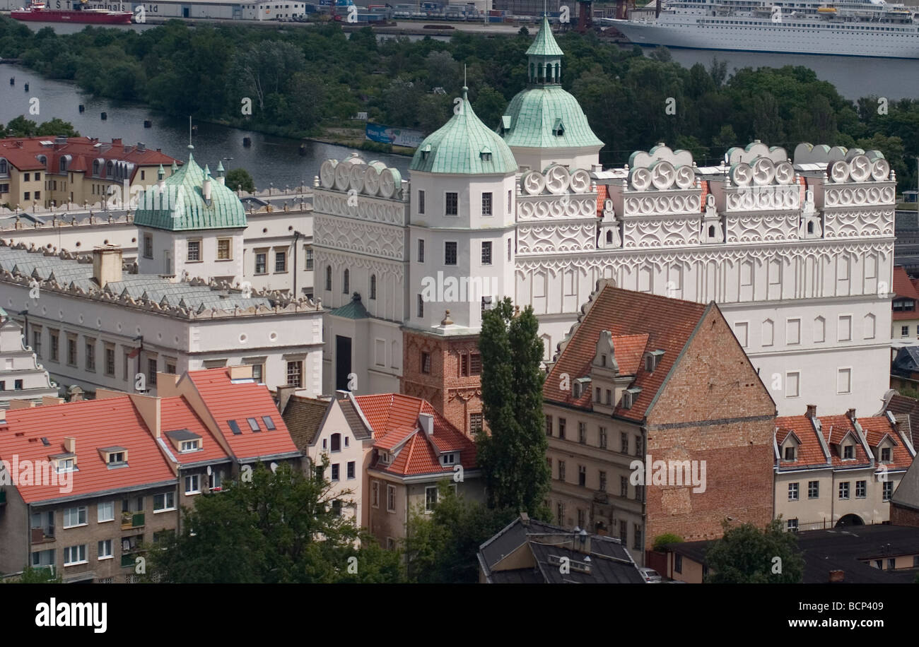 La Polonia West Pomerania Szczecin Castello del Duca Foto Stock