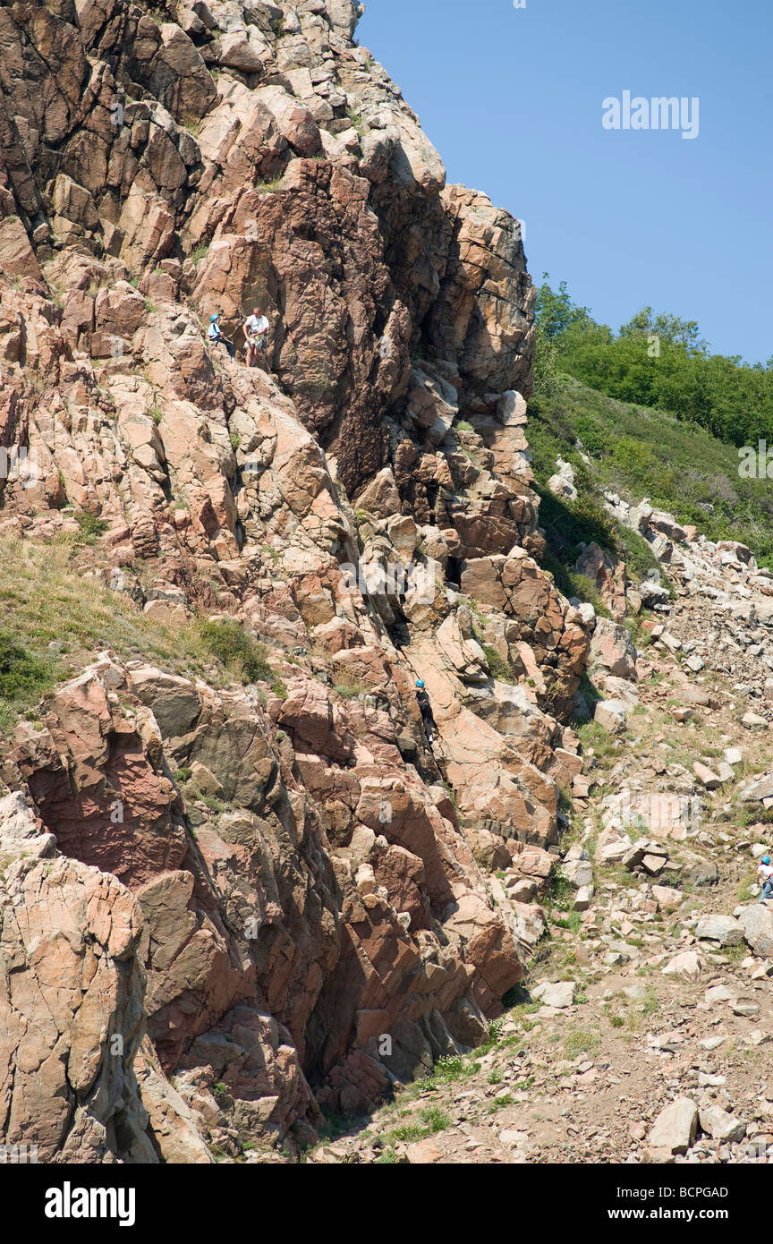 Arrampicatori, Svezia Foto Stock