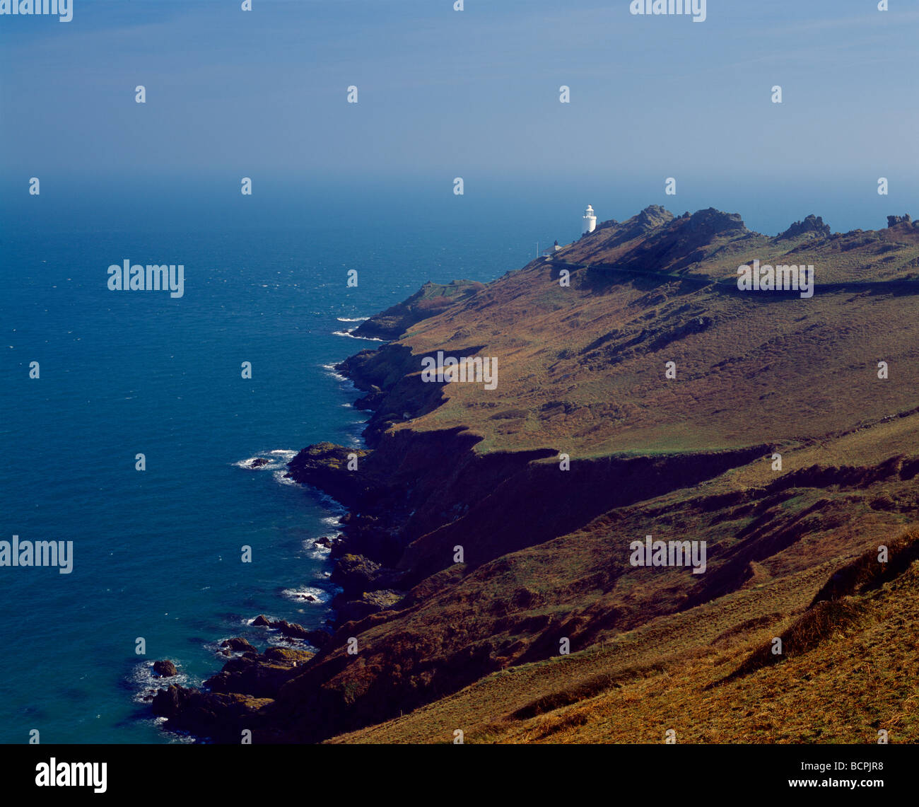 Punto di partenza vicino a Salcombe, Devon, Inghilterra Foto Stock