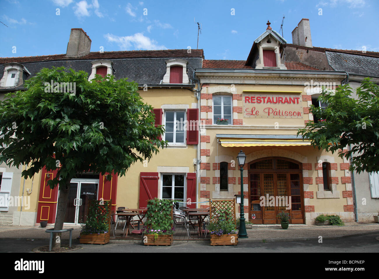 Il ristorante Le Pâtisson Saint Savin 86310 Francia Foto Stock