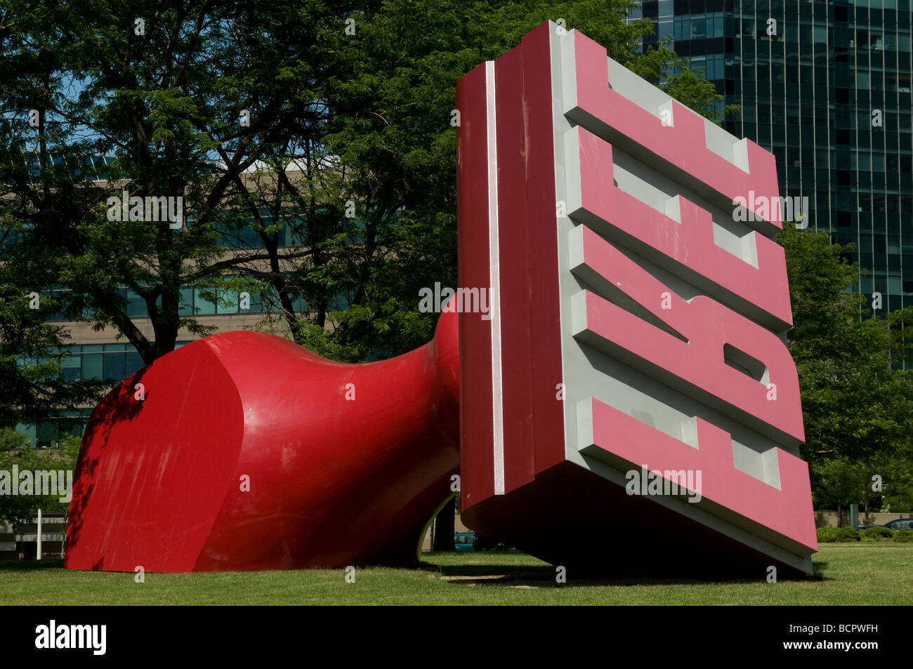 Claes Oldenburg, timbro di Cleveland, Ohio, USA Foto Stock