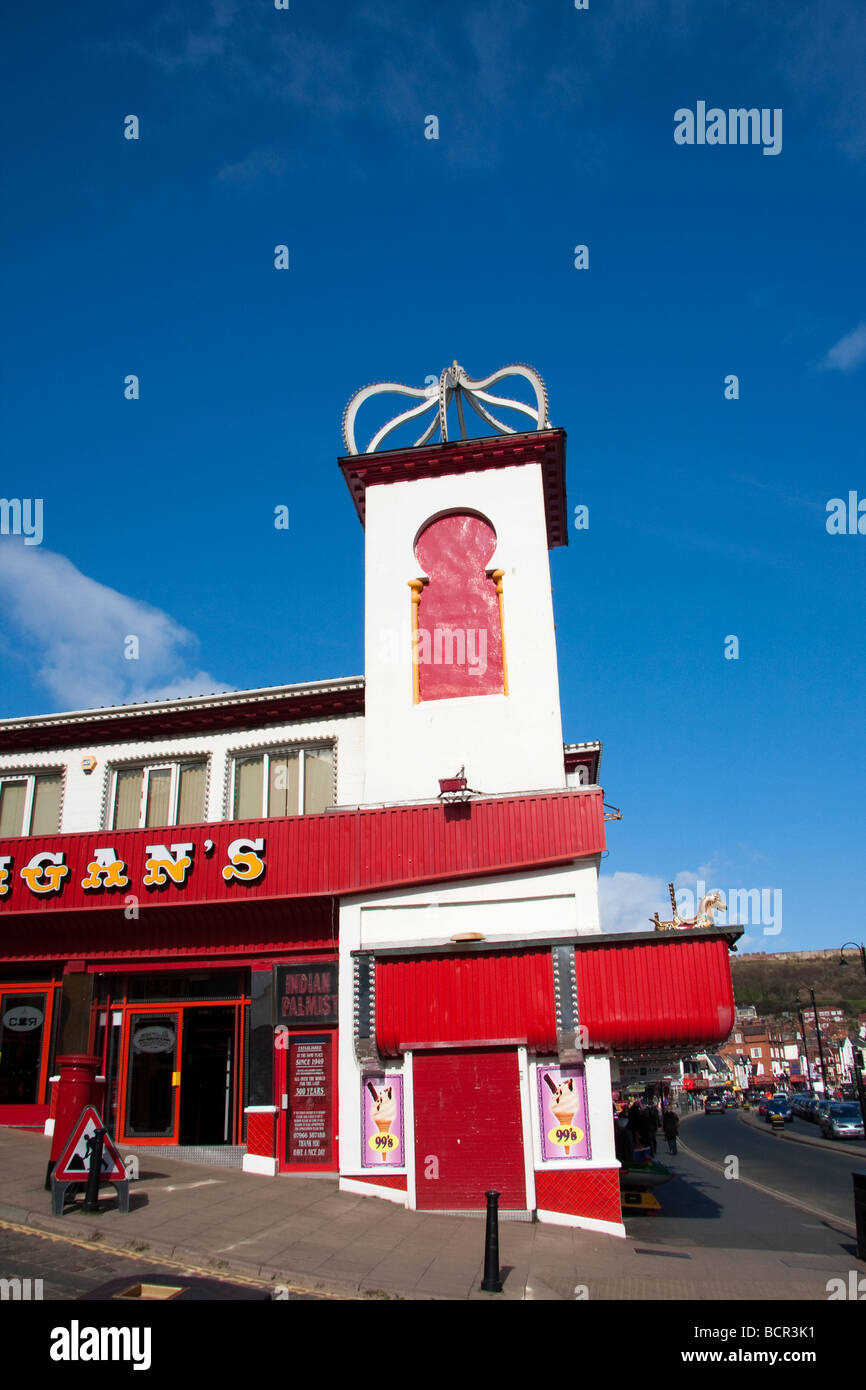 Sala giochi sul Foreshore Road,Scarborough, North Yorkshire Foto Stock