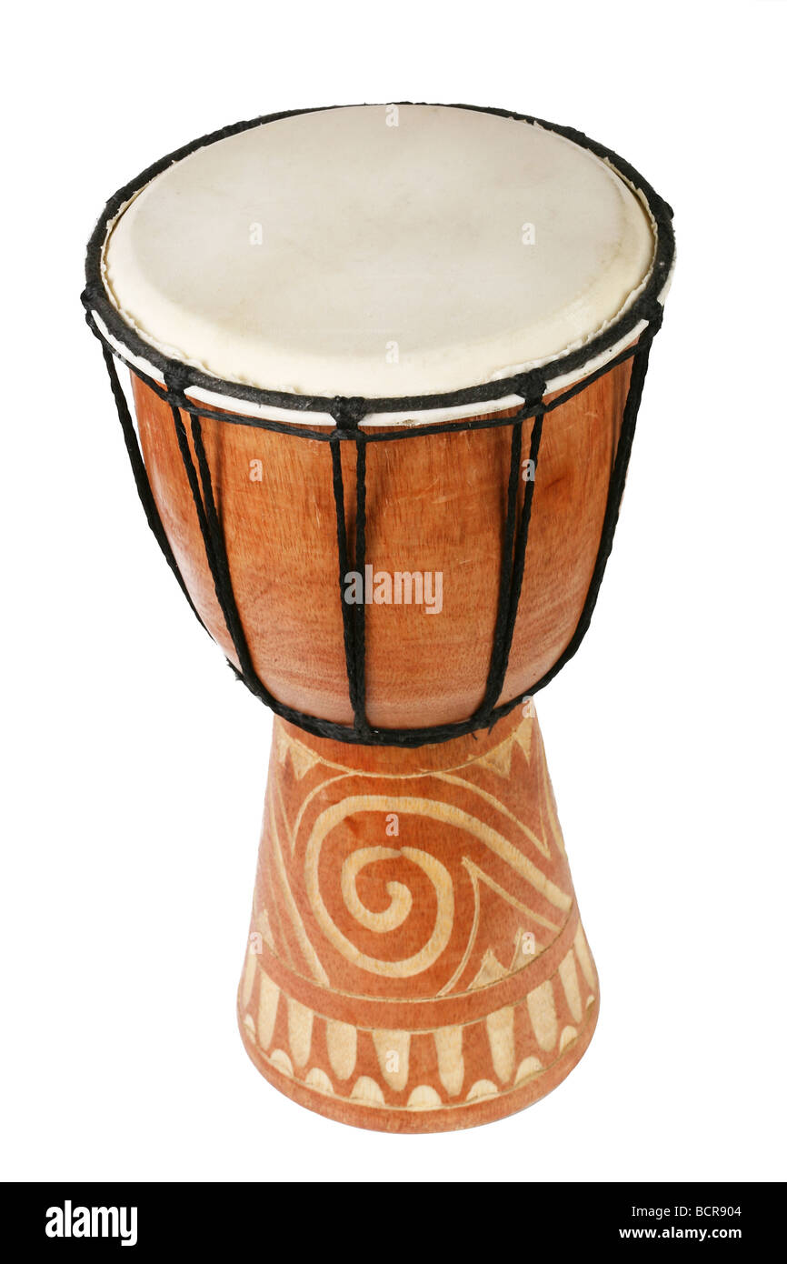 Original african djembe tamburo Foto Stock