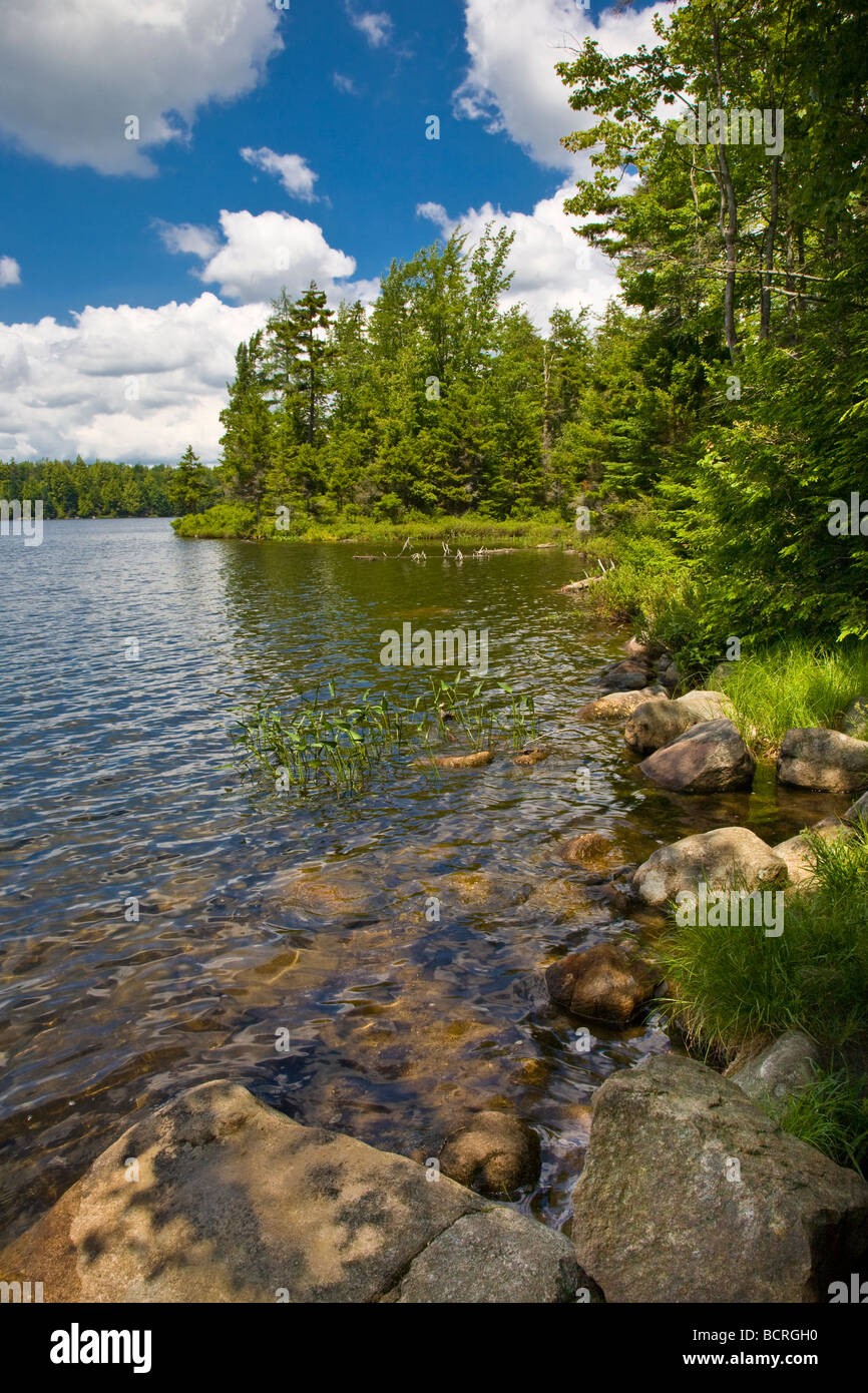 Bubb vicino Lago Eagle Bay nelle Montagne Adirondack di New York Foto Stock