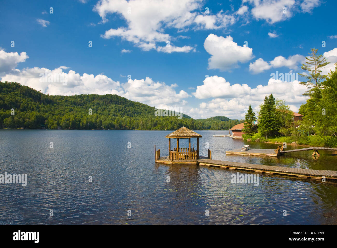 Grande Lago di alci in Montagne Adirondack, di New York Foto Stock