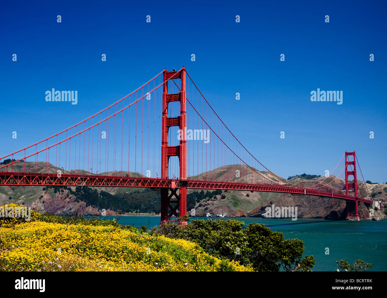 Golden Gate Bridge di San Francisco, California USA, Foto Stock