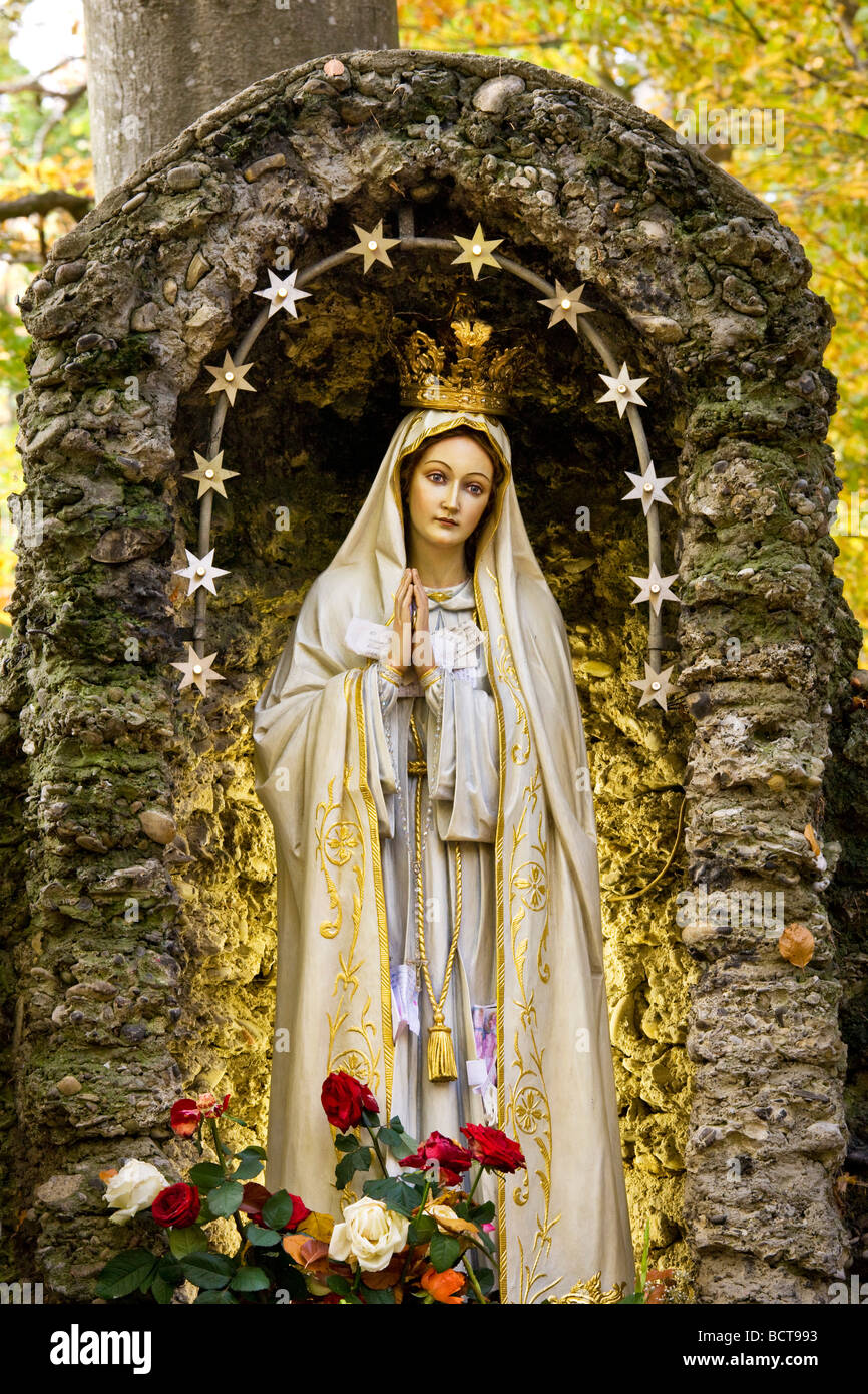 Maria pietà, pellegrinaggio cattolico sito, miracolosa immagine della dolorosa Madre di Dio, Ziemetshausen, in den Stauden, Svevia, BAV Foto Stock