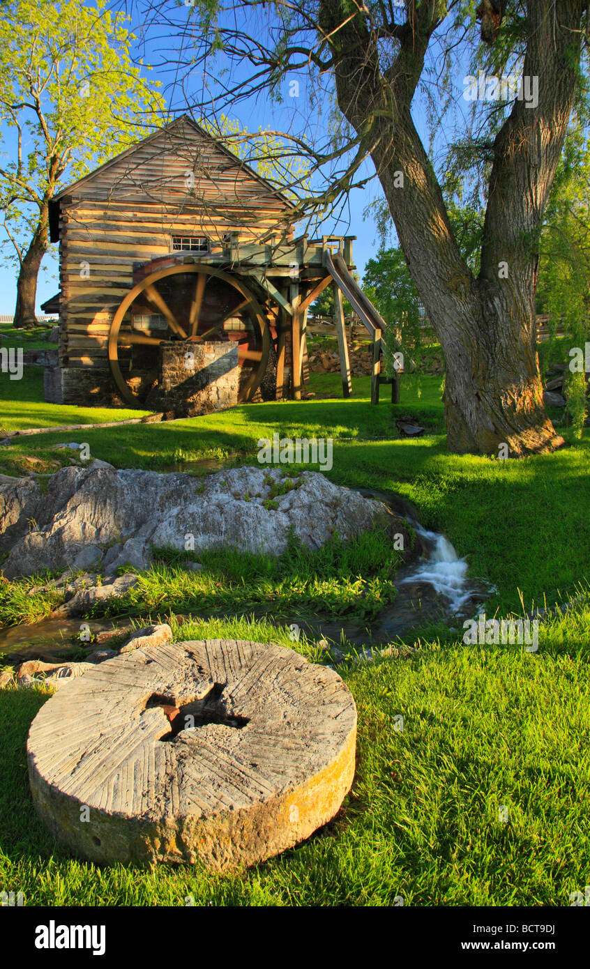 Cyrus McCormick s Mill Steeles Tavern Shenandoah Valley Virginia Foto Stock